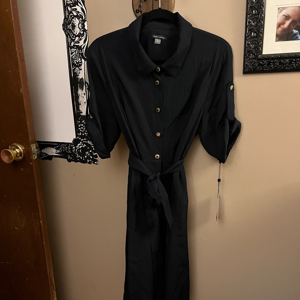 Brand new Navy blue Tommy Hilfiger Dress size 16